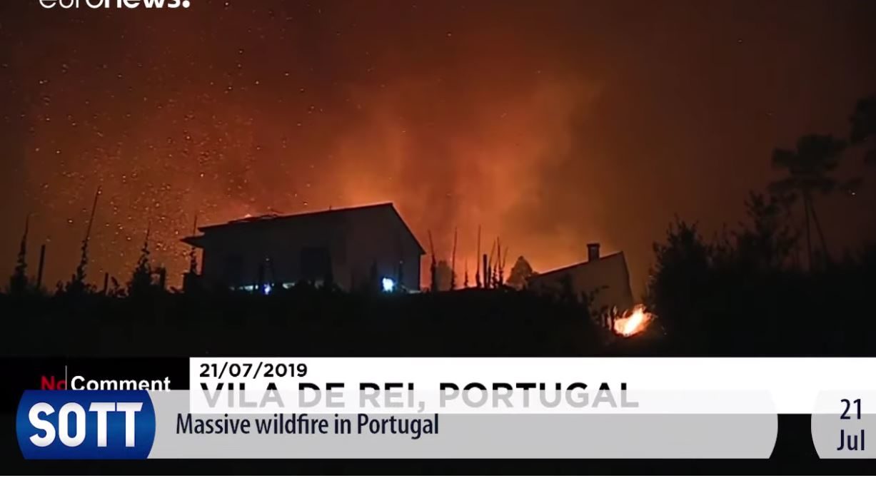 wildfires portugal