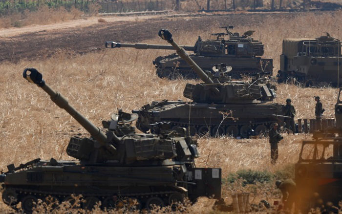 Israel artillery