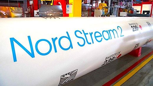 Nord Stream 2 pipe