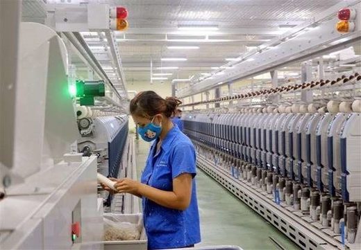 Vietnam textile worker